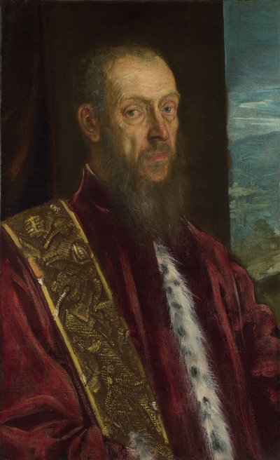 Portrait of Vincenzo Morosini by Jacopo Robusti Tintoretto