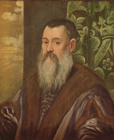 Portrait of a Venetian Senator by Jacopo Robusti Tintoretto