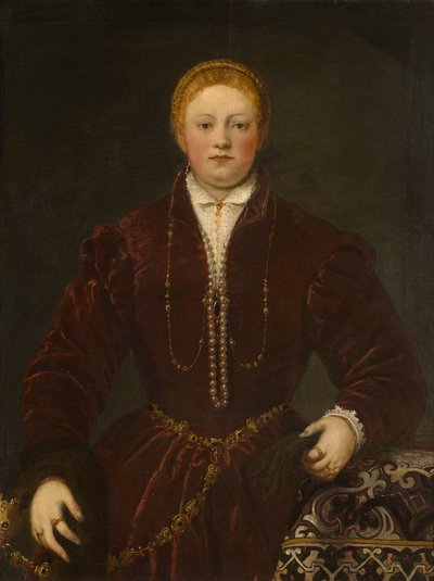 Portrait of a Young Lady by Jacopo Robusti Tintoretto