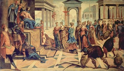 Solomon and the Queen of Sheba by Jacopo Robusti Tintoretto