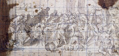 Study for Marriage at Cana by Jacopo Robusti Tintoretto