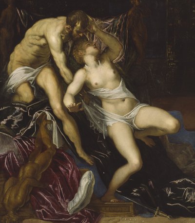 Tarquin and Lucretia by Jacopo Robusti Tintoretto