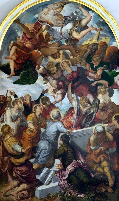 The Assumption of the Blessed Virgin Mary, c1554 by Jacopo Robusti Tintoretto