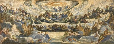 The Coronation of the Virgin Paradise by Jacopo Robusti Tintoretto