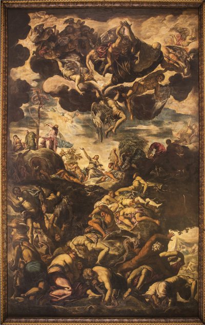 The Erection of the Brazen Serpent by Jacopo Robusti Tintoretto