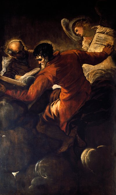 The Evangelists Luke and Matthew by Jacopo Robusti Tintoretto