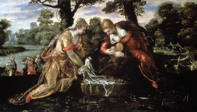 The Finding of Moses, 16th Century by Jacopo Robusti Tintoretto