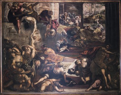 The Massacre of the Innocents by Jacopo Robusti Tintoretto