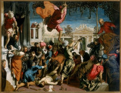 The Miracle of St. Mark Freeing a Slave by Jacopo Robusti Tintoretto