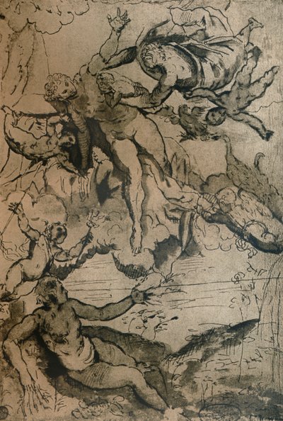 The Origin of the Milky Way by Jacopo Robusti Tintoretto