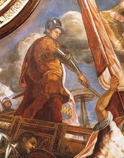 The Venetians Fight Aragoneses in Gallipoli (detail) by Jacopo Robusti Tintoretto