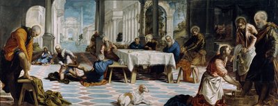 The Washing of the Feet by Jacopo Robusti Tintoretto