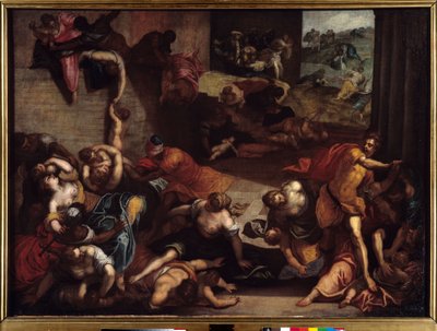 The massacre of the innocent by Jacopo Robusti Tintoretto