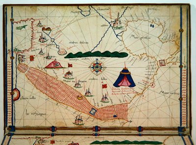 Map of the Red Sea, from the Carte Geografiche by Jacopo Russo