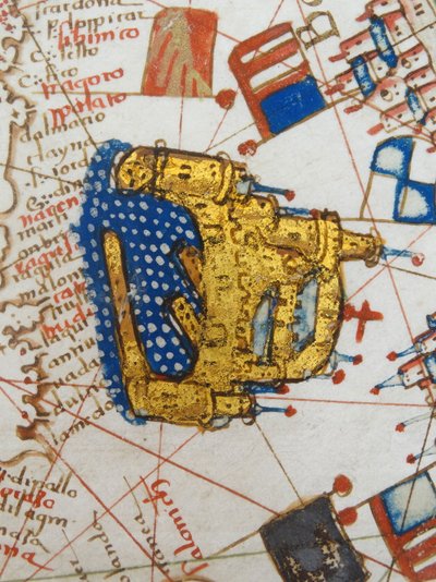 Renaissance map of Europe, Jacopo Russo (after) 1528 by Jacopo Russo