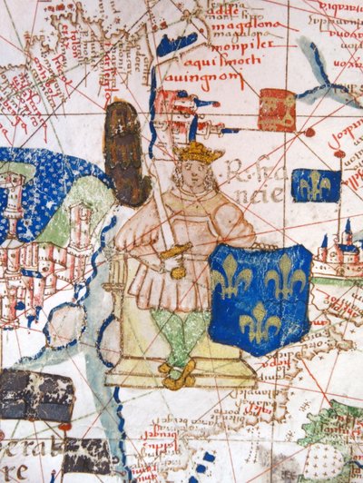 Renaissance map of Europe, Jacopo Russo (after) 1528 by Jacopo Russo