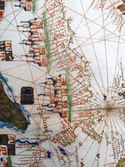 Renaissance map of Europe (after Jacopo Russo), 1528 by Jacopo Russo