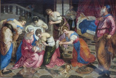 Birth of St John the Baptist by Jacopo Tintoretto