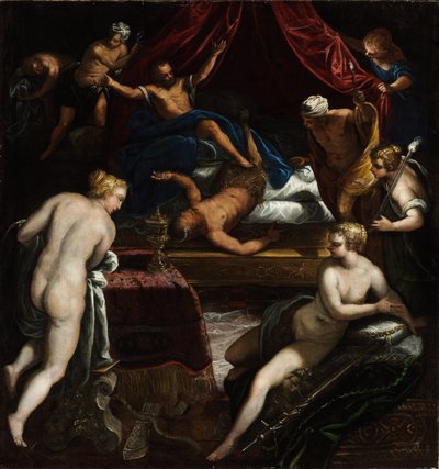 Hercules Expelling the Faun from Omphale