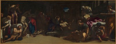 Saint Roch Attending the Venice Plague-Victims in the Lazaretto by Jacopo, Tintoretto