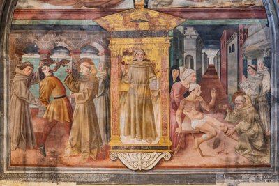 Stories of St. Anthony of Padua, Niche of St. Anthony of Padua, mid-fifteenth century by Jacopo Vincioli