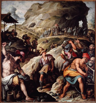 Extraction of an Ore from a Mine by Jacopo Zucchi