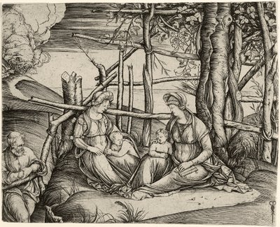 The Holy Family with Saint Elizabeth and the Infant John the Baptist by Jacopo de Barbari