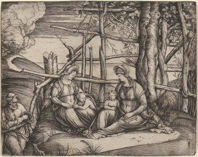 Holy Family with Saint Elizabeth and the Infant Saint John the Baptist by Jacopo de Barbari