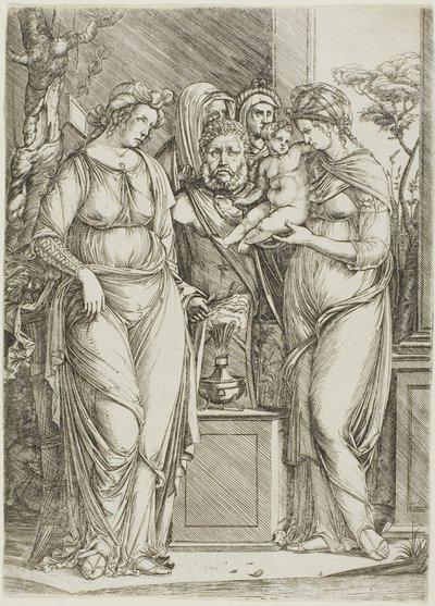 Sacrifice to Priapus, the Large Plate by Jacopo de