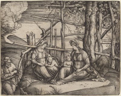 The Holy Family with Saint Elizabeth by Jacopo de