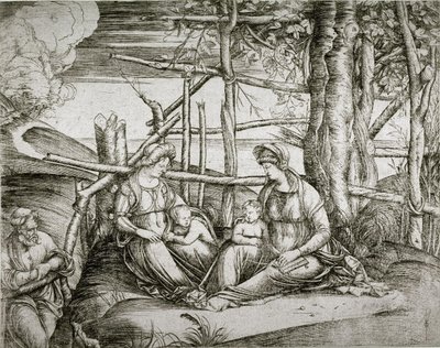 The Holy Family with Saint Elizabeth by Jacopo de