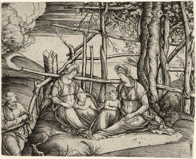 The Holy Family with St. Elizabeth and the Infant St. John by Jacopo de Barbari