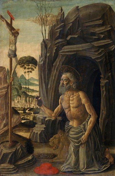 St. Jerome as a Penitent by Jacopo del Sellaio