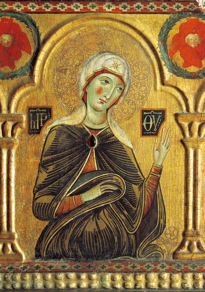 Figure of Mary by Jacopo di Meliore