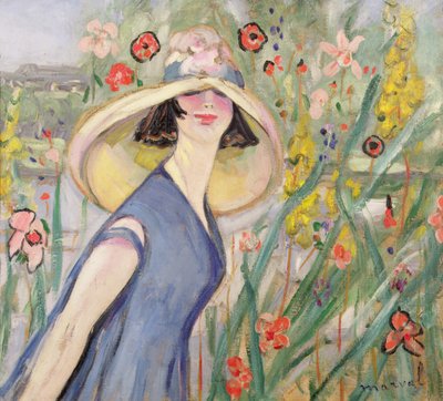 Woman in a Round Hat by Jacqueline Marval
