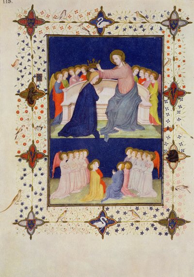 Hours of Notre Dame: Compline, The Coronation of the Virgin, from the 