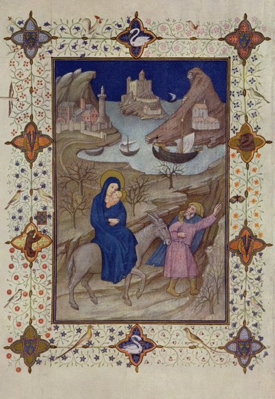 Hours of Notre Dame: Vespers, The Flight into Egypt, from the 