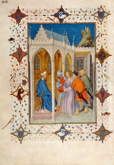 Hours of the Cross: Prime, Christ in Front of Pilate, from the 