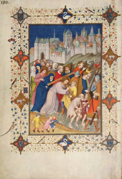 Hours of the Cross: Sexte, Christ Carrying the Cross, from the 