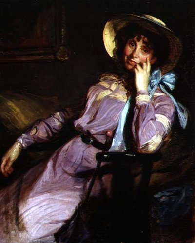 Portrait of Miss M.D. McEwen by Jacques Emile Blanche