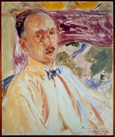 Study for the portrait of Francois Mauriac by Jacques Emile Blanche