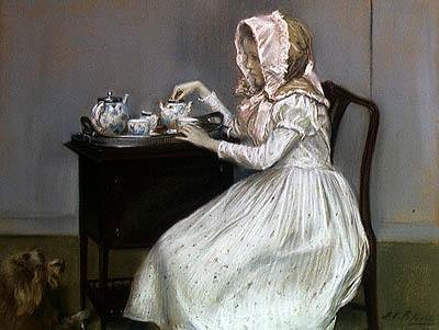 Tea-Time by Jacques Emile Blanche