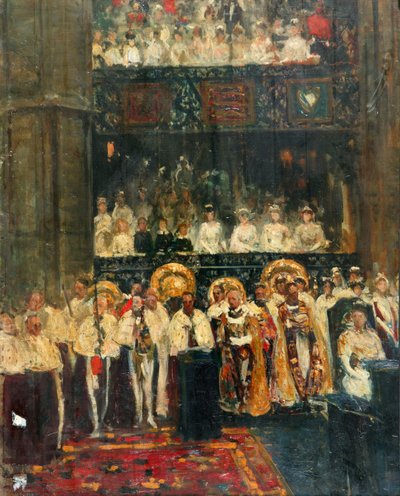The Coronation of George V by Jacques Emile Blanche