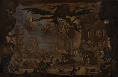The Temptation of Saint Anthony by Jacques (after) Callot