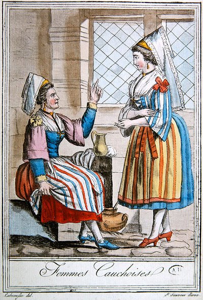 Women from the Caux Region of Normandy, Illustration from 
