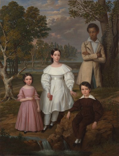Bélizaire and the Frey Children, c.1837 by Jacques (attr. to) Amans