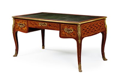 Late Louis XV Bureau Plat, Third Quarter of the 18th Century by Jacques (attr. to) Birckle