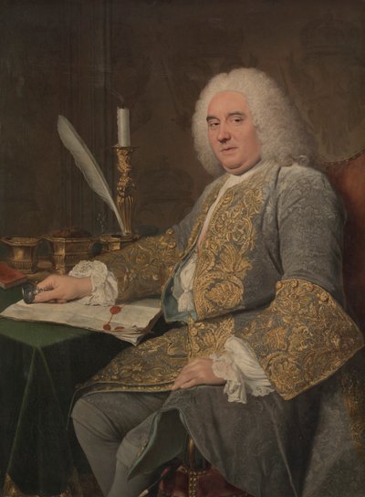 Portrait of Jean-Gabriel du Theil at the Signing of the Treaty of Vienna by Jacques Andre Joseph Camelot Aved