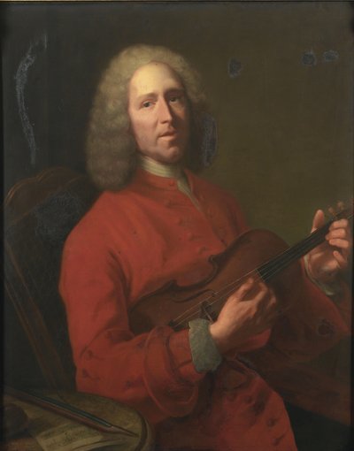 Portrait of the composer Jean-Philippe Rameau, 1728 by Jacques Andre Joseph Camelot Aved