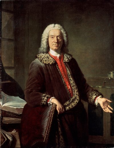 Portrait of the poet and tragedian Prosper Jolyot de Crébillon by Jacques Andre Joseph Camelot Aved